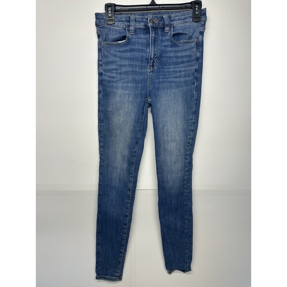 American Eagle Juniors Super High Rise Jegging, Size 4, Waist 27.5", Inseam 28 - Picture 1 of 8